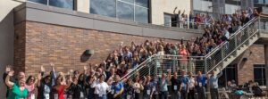 BINA 2024 Community Congress Group Photo with Attendees waving