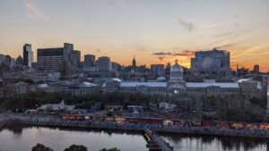 Photo of Montreal from La Grande Roue de Montréal, taken by Vanessa Orr